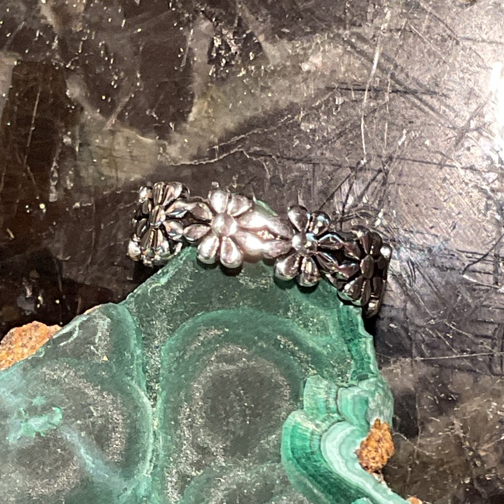 Sunflower Silver Toe Ring